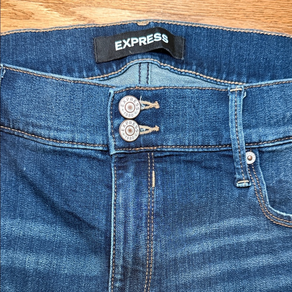 Express Dark Blue Denim Jeans